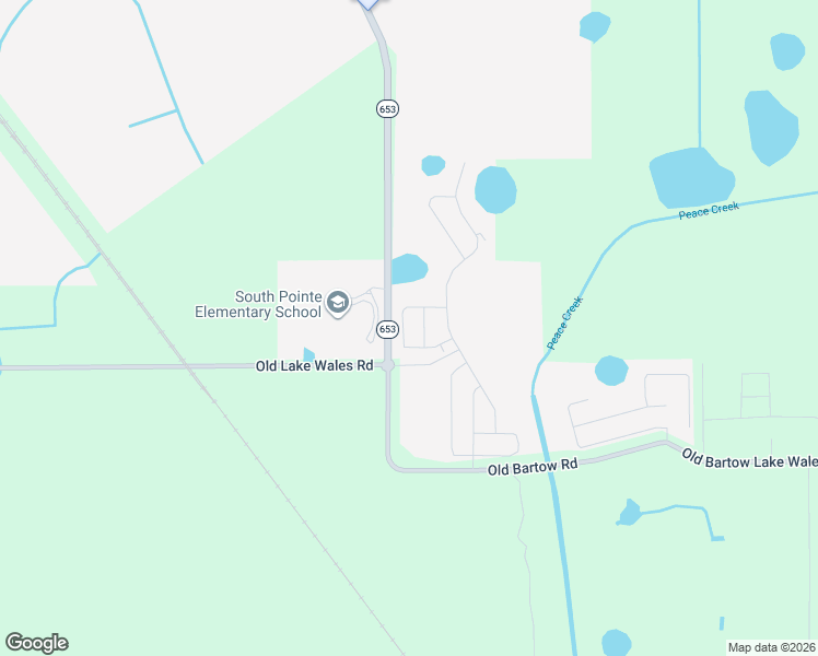 map of restaurants, bars, coffee shops, grocery stores, and more near State Highway 653 in Lake Wales