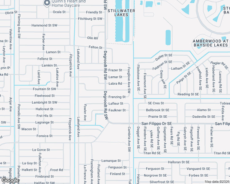 map of restaurants, bars, coffee shops, grocery stores, and more near 164 Haines Road Southwest in Palm Bay