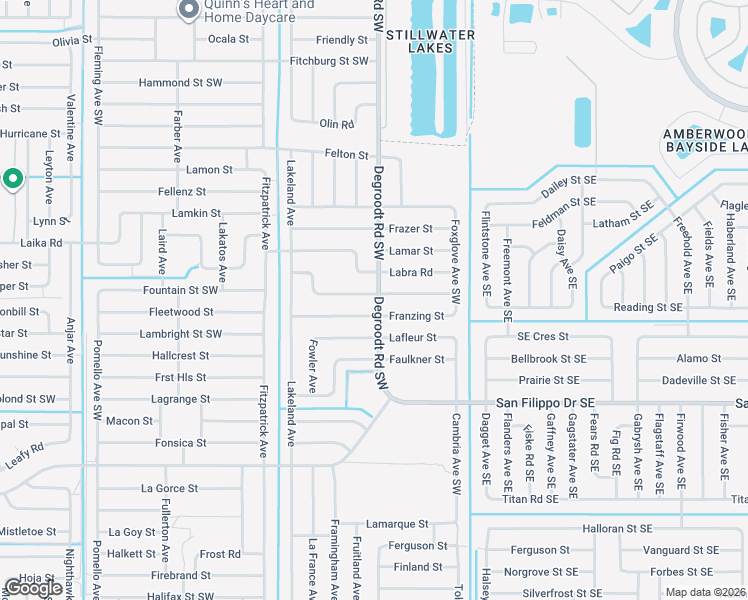 map of restaurants, bars, coffee shops, grocery stores, and more near 214 Haines Road Southwest in Palm Bay