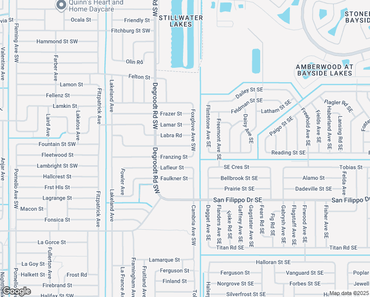 map of restaurants, bars, coffee shops, grocery stores, and more near 124 Haines Road Southwest in Palm Bay