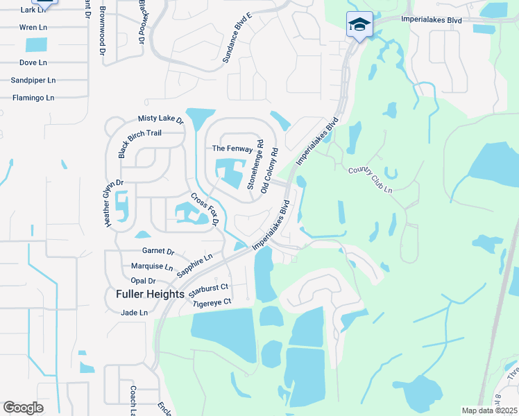 map of restaurants, bars, coffee shops, grocery stores, and more near 4510 Old Colony Road in Mulberry