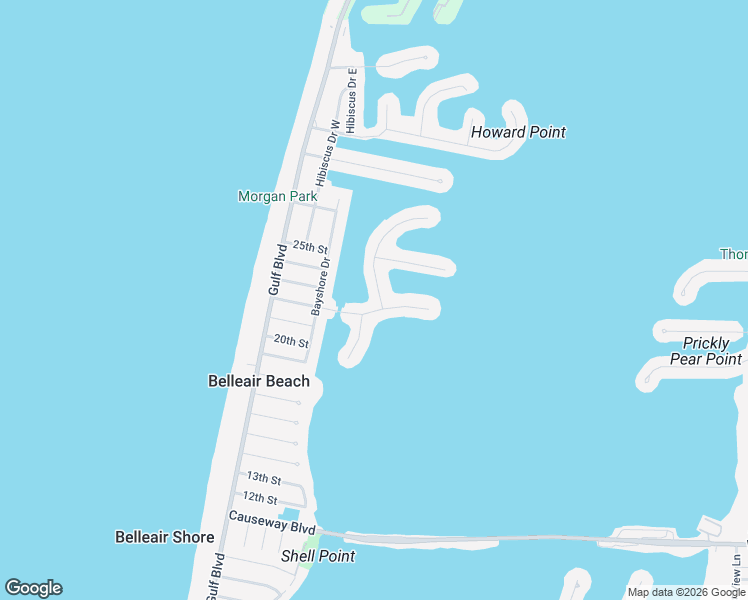 map of restaurants, bars, coffee shops, grocery stores, and more near 2202 Donato Drive in Belleair Beach