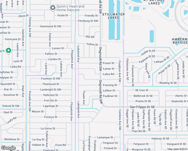 map of restaurants, bars, coffee shops, grocery stores, and more near 274 Haines Road Southwest in Palm Bay