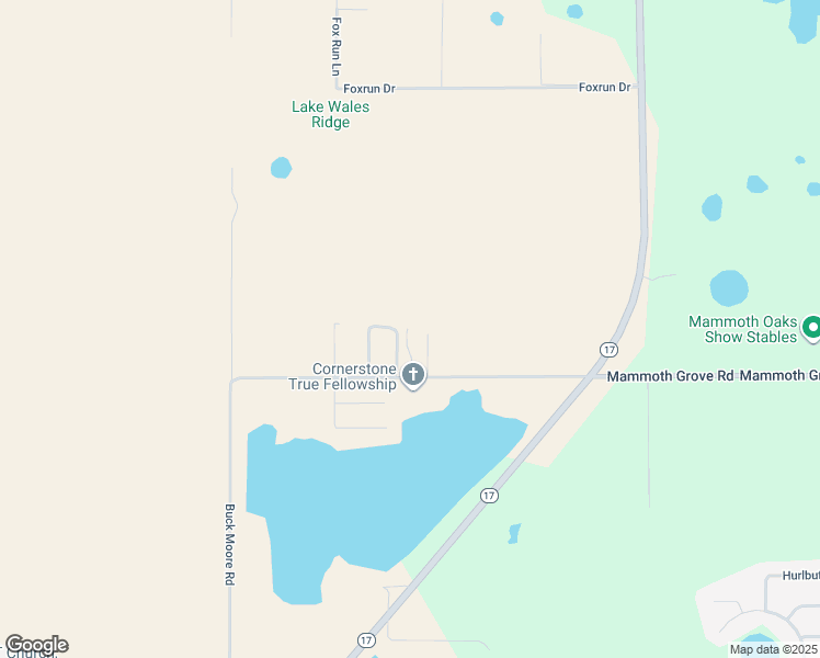 map of restaurants, bars, coffee shops, grocery stores, and more near 2442 Mammoth Grove Road in Lake Wales