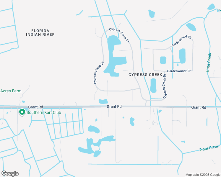 map of restaurants, bars, coffee shops, grocery stores, and more near 5595 Schefflera Place in Grant-Valkaria