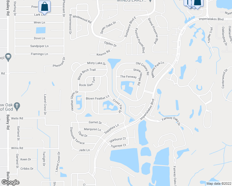 map of restaurants, bars, coffee shops, grocery stores, and more near 4400 Old Colony Road in Mulberry