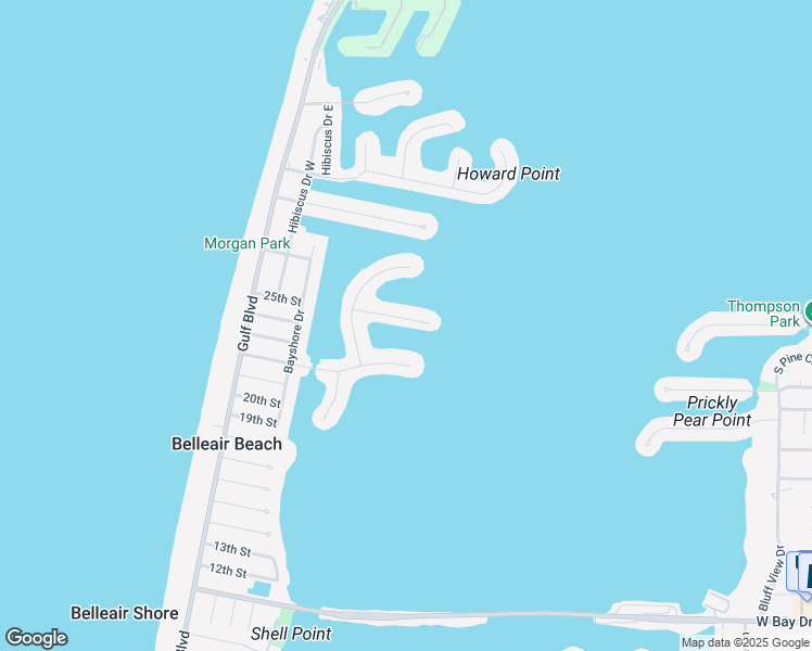 map of restaurants, bars, coffee shops, grocery stores, and more near 128 Aleta Drive in Belleair Beach