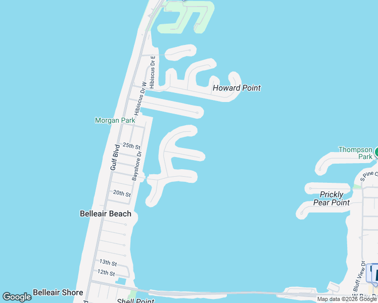 map of restaurants, bars, coffee shops, grocery stores, and more near 127 Aleta Drive in Belleair Beach