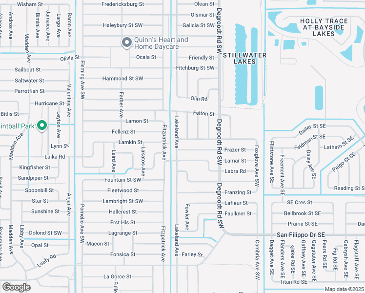 map of restaurants, bars, coffee shops, grocery stores, and more near 377 Frazer Street in Palm Bay