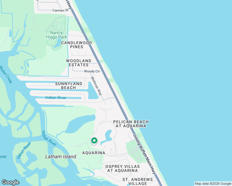 map of restaurants, bars, coffee shops, grocery stores, and more near 7317 South Highway A1A in Melbourne Beach