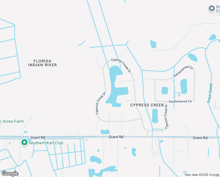 map of restaurants, bars, coffee shops, grocery stores, and more near 3600 Ficus Place in Grant-Valkaria