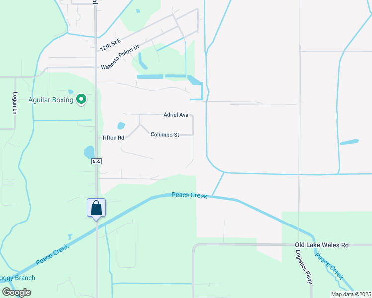 map of restaurants, bars, coffee shops, grocery stores, and more near 352 Columbo Street in Winter Haven