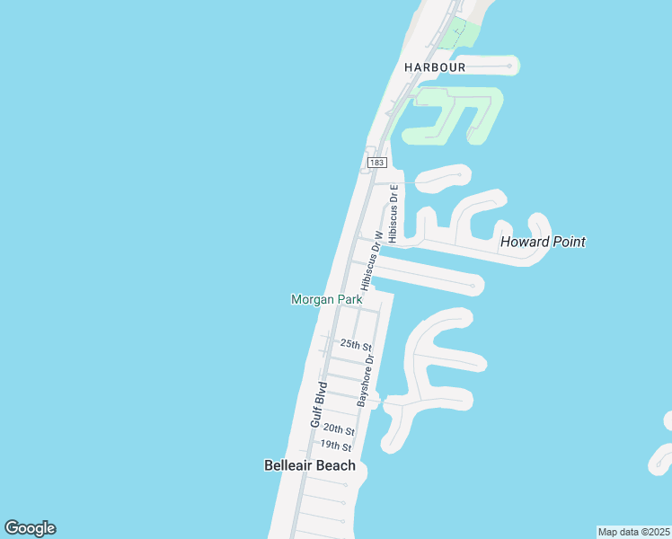 map of restaurants, bars, coffee shops, grocery stores, and more near 2900 Gulf Boulevard in Belleair Beach