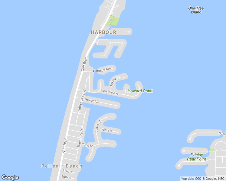 map of restaurants, bars, coffee shops, grocery stores, and more near 411 Belle Isle Avenue in Belleair Beach