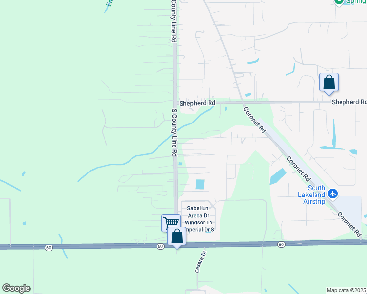 map of restaurants, bars, coffee shops, grocery stores, and more near 5385 Formont Court in Mulberry
