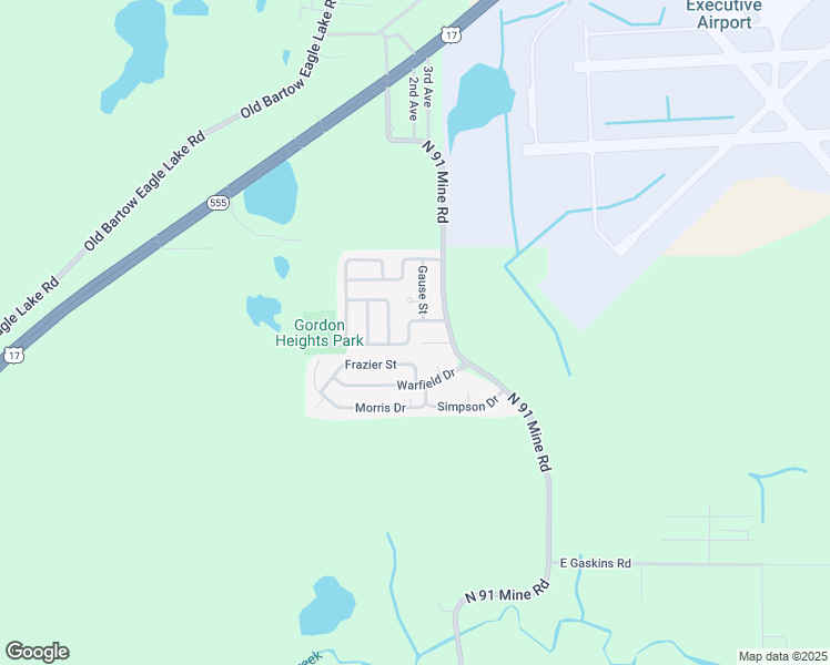 map of restaurants, bars, coffee shops, grocery stores, and more near 2927 Dudley Drive in Bartow