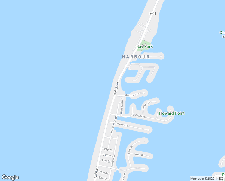 map of restaurants, bars, coffee shops, grocery stores, and more near 3500 Gulf Boulevard in Indian Rocks Beach
