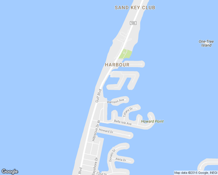 map of restaurants, bars, coffee shops, grocery stores, and more near 1640 Gulf Boulevard in Clearwater