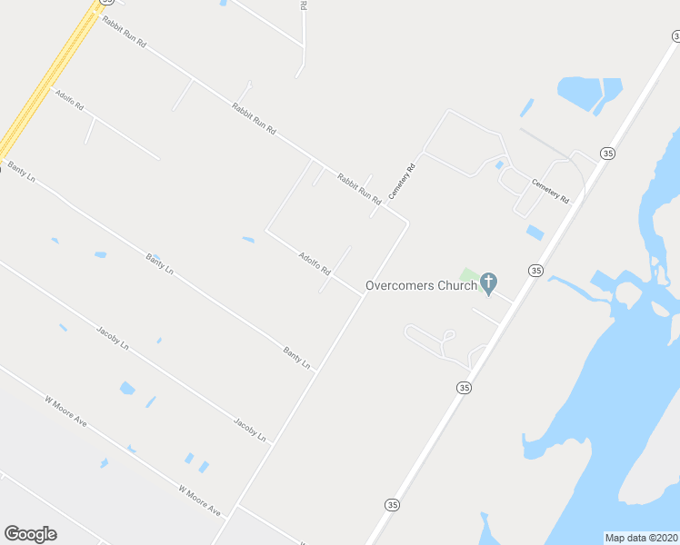 map of restaurants, bars, coffee shops, grocery stores, and more near 412 Adolfo Road in Aransas Pass