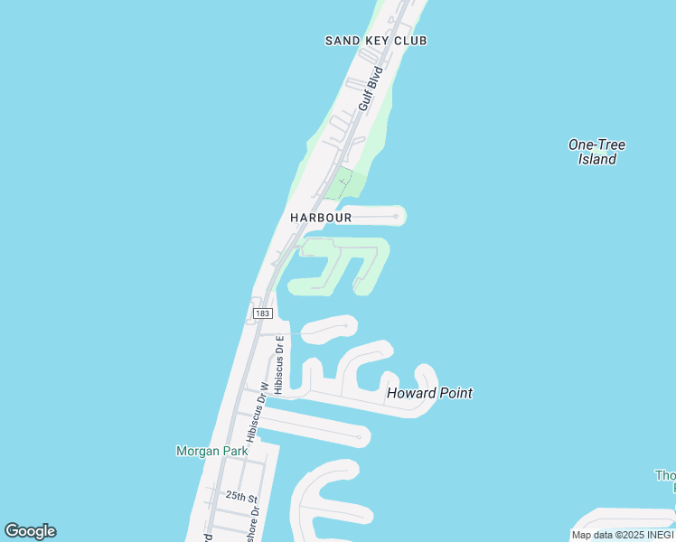 map of restaurants, bars, coffee shops, grocery stores, and more near 1613 Sand Key Estates Court in Clearwater