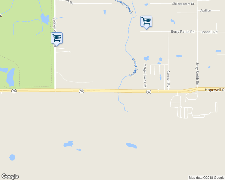 map of restaurants, bars, coffee shops, grocery stores, and more near 4900 Hopewell Road in Dover