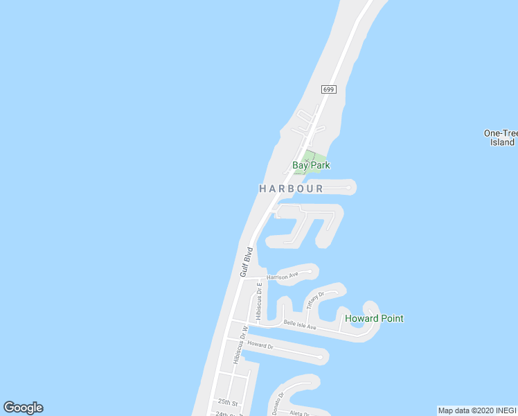 map of restaurants, bars, coffee shops, grocery stores, and more near 1600 Gulf Boulevard in Clearwater