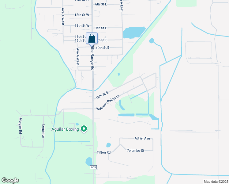 map of restaurants, bars, coffee shops, grocery stores, and more near 125 Palmetto Ridge Drive in Winter Haven