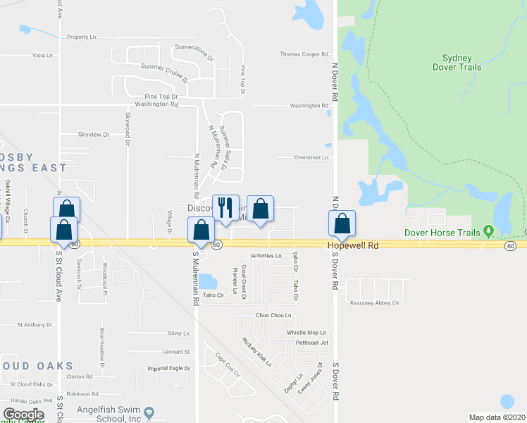 map of restaurants, bars, coffee shops, grocery stores, and more near 211 Penmark Stone Place in Valrico