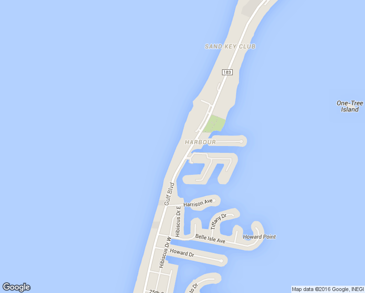 map of restaurants, bars, coffee shops, grocery stores, and more near 1600 Gulf Boulevard in Clearwater