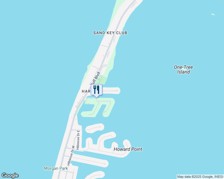 map of restaurants, bars, coffee shops, grocery stores, and more near 142 Marina Del Rey Court in Clearwater