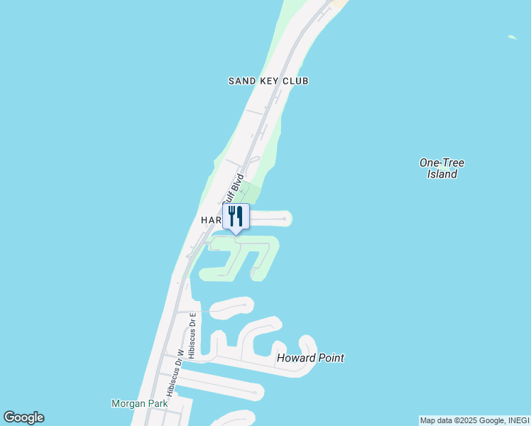 map of restaurants, bars, coffee shops, grocery stores, and more near 142 Marina Del Rey Court in Clearwater