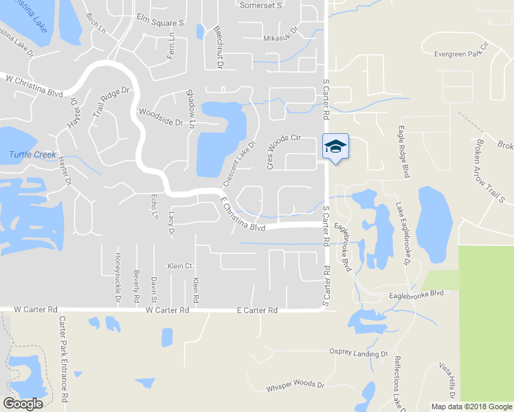 map of restaurants, bars, coffee shops, grocery stores, and more near 6865 Crescent Oaks Circle in Lakeland