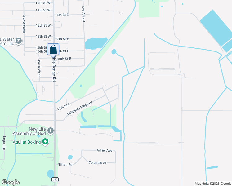 map of restaurants, bars, coffee shops, grocery stores, and more near 316 Ridgeview East in Winter Haven
