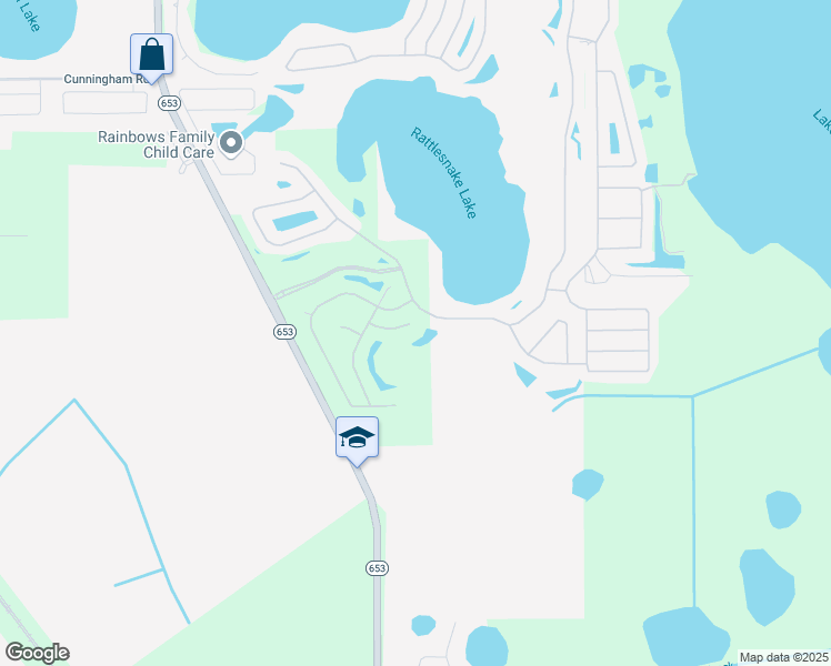 map of restaurants, bars, coffee shops, grocery stores, and more near 1531 Riviera Court in Winter Haven
