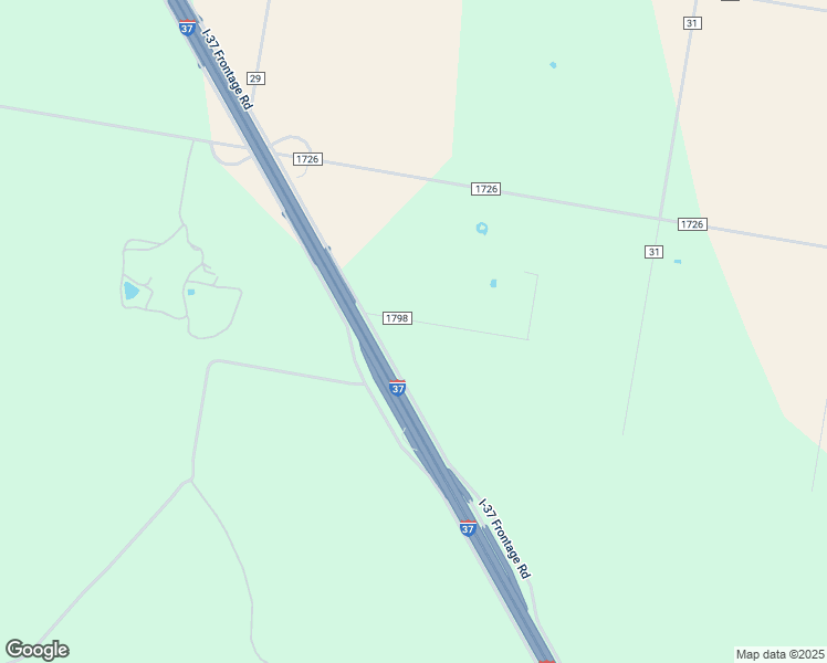 map of restaurants, bars, coffee shops, grocery stores, and more near 16917 County Road 1798 in Odem