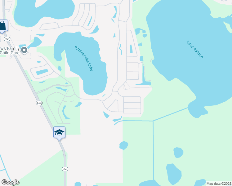map of restaurants, bars, coffee shops, grocery stores, and more near 4004 Torrey Pines Lane in Winter Haven