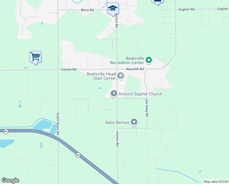 map of restaurants, bars, coffee shops, grocery stores, and more near 5200 Horton Road in Plant City