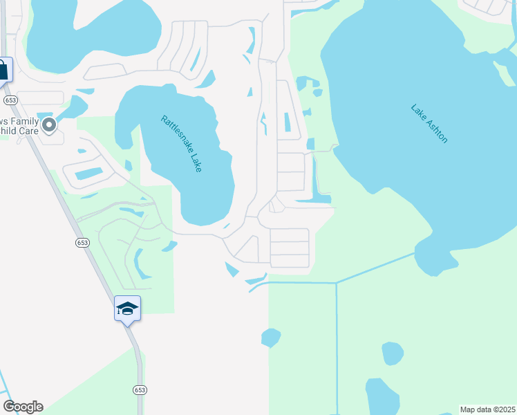 map of restaurants, bars, coffee shops, grocery stores, and more near 4004 Torrey Pines Lane in Winter Haven