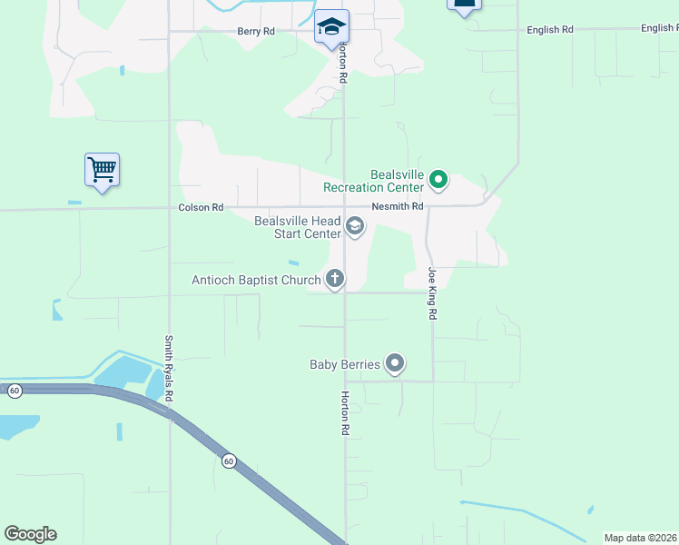 map of restaurants, bars, coffee shops, grocery stores, and more near 5200 Horton Road in Plant City