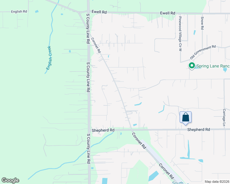 map of restaurants, bars, coffee shops, grocery stores, and more near 6702 Coronet Road in Lakeland