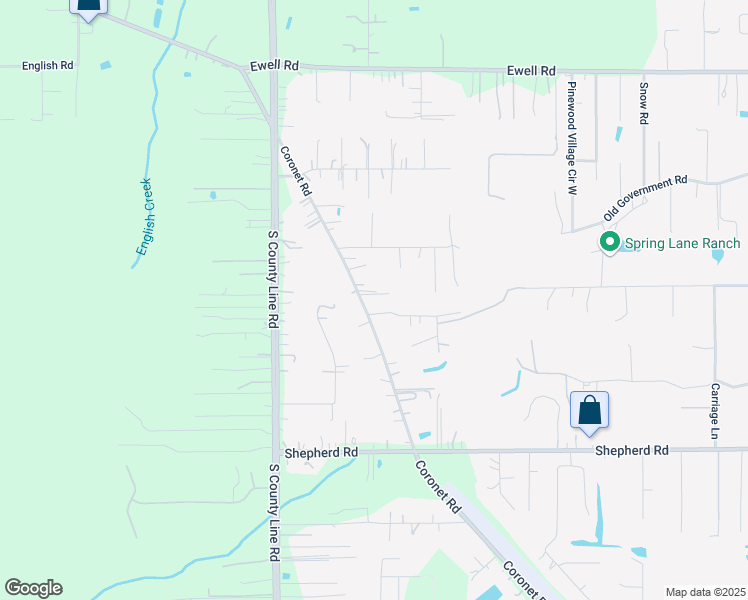 map of restaurants, bars, coffee shops, grocery stores, and more near 6702 Coronet Road in Lakeland
