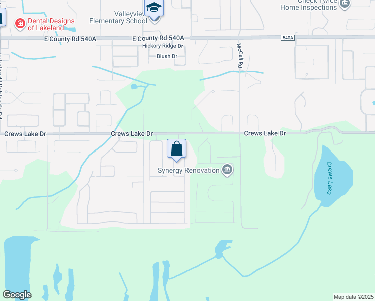 map of restaurants, bars, coffee shops, grocery stores, and more near 6738 HartsWorth Drive in Lakeland