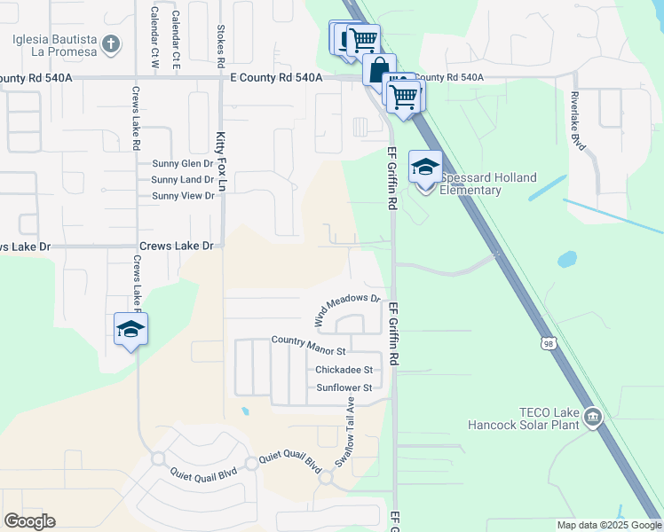 2309 EF Griffin Road, Highland City FL Walk Score