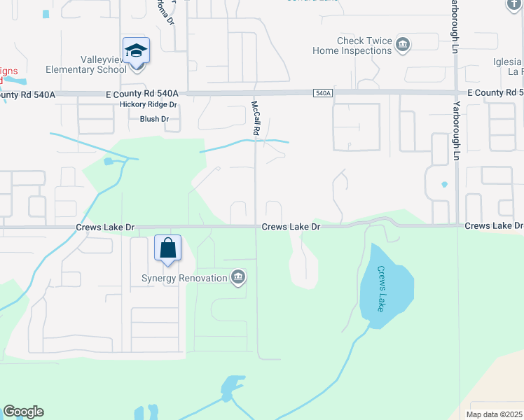map of restaurants, bars, coffee shops, grocery stores, and more near 6520 Fox Tree Lane in Lakeland