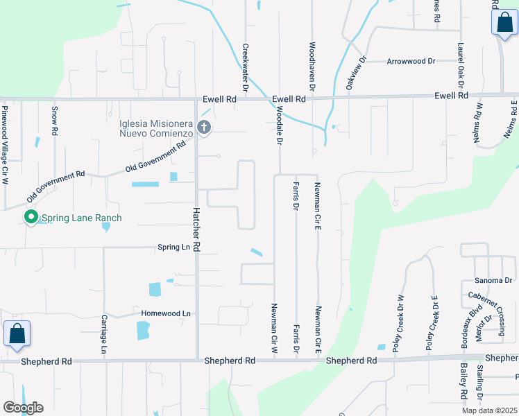 map of restaurants, bars, coffee shops, grocery stores, and more near 4024 Buttonbush Circle in Lakeland