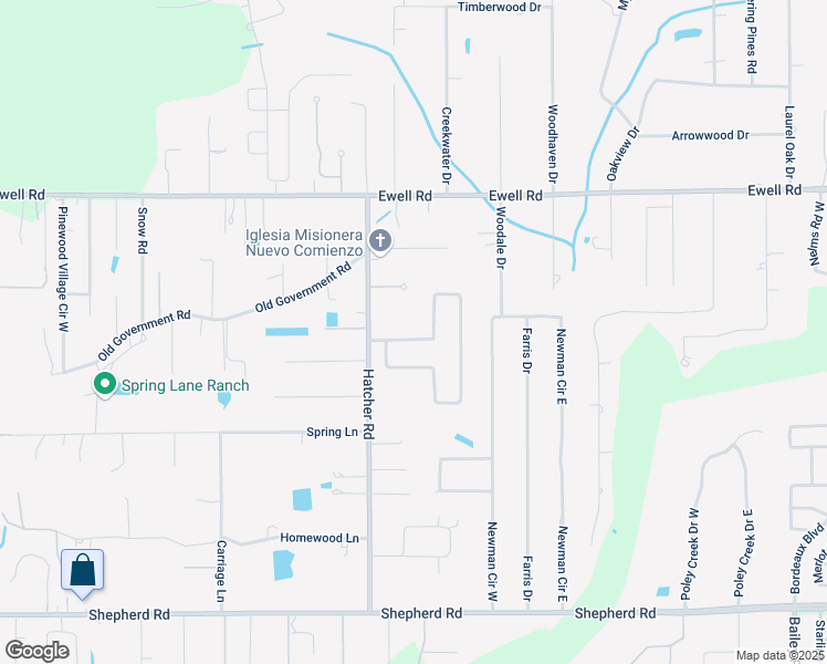 map of restaurants, bars, coffee shops, grocery stores, and more near 4159 Buttonbush Circle in Lakeland