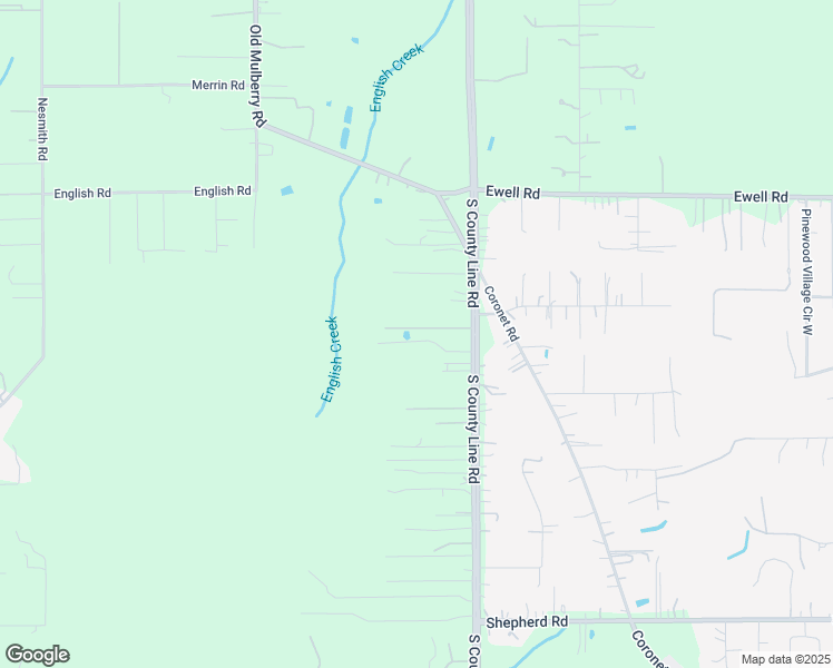 map of restaurants, bars, coffee shops, grocery stores, and more near 6423 County Line Road in Lakeland
