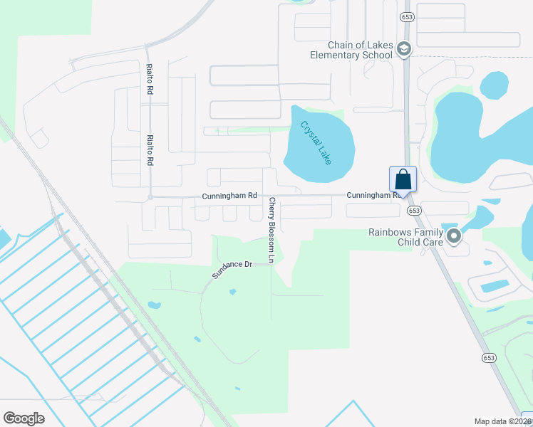 map of restaurants, bars, coffee shops, grocery stores, and more near 880 Vienna Drive in Winter Haven