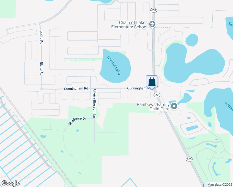map of restaurants, bars, coffee shops, grocery stores, and more near 308 Corso Loop in Winter Haven