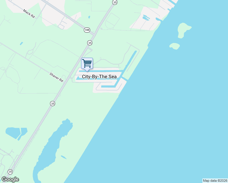 map of restaurants, bars, coffee shops, grocery stores, and more near 301 Bayview Drive in City-by-the Sea